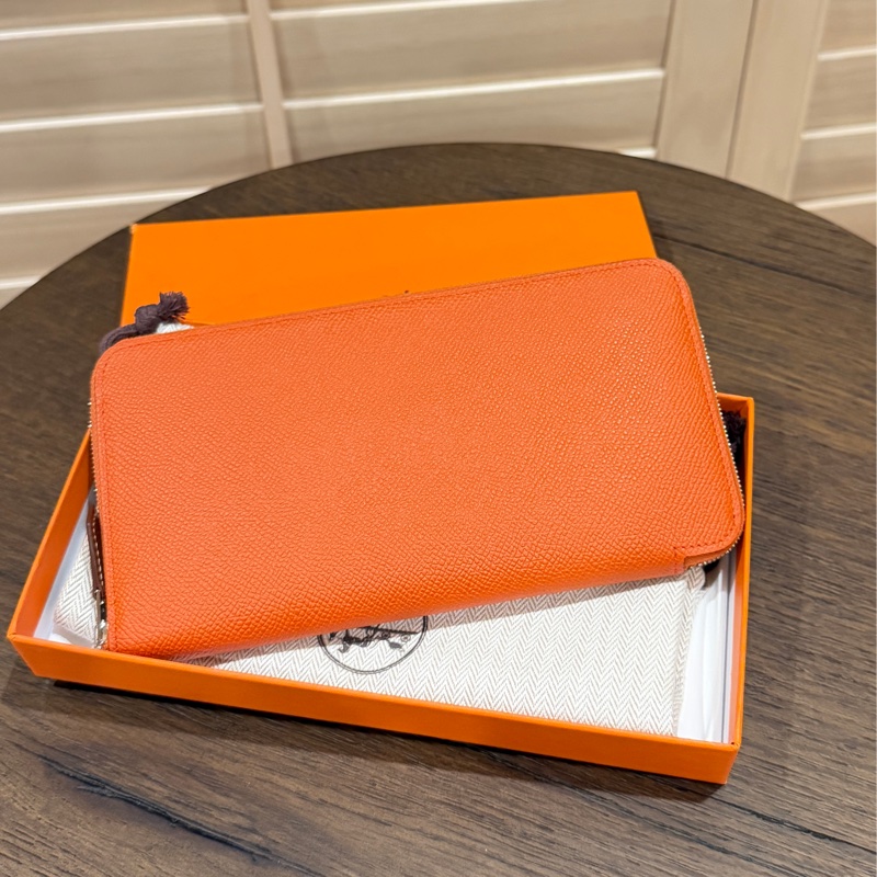 Hermes 絲巾長夾 Epsom Y 刻-1