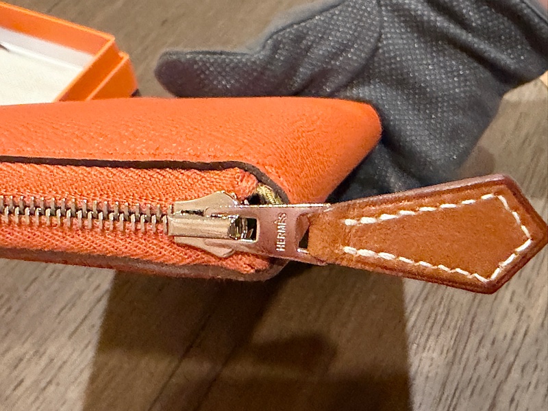 Hermes 絲巾長夾 Epsom Y 刻-5