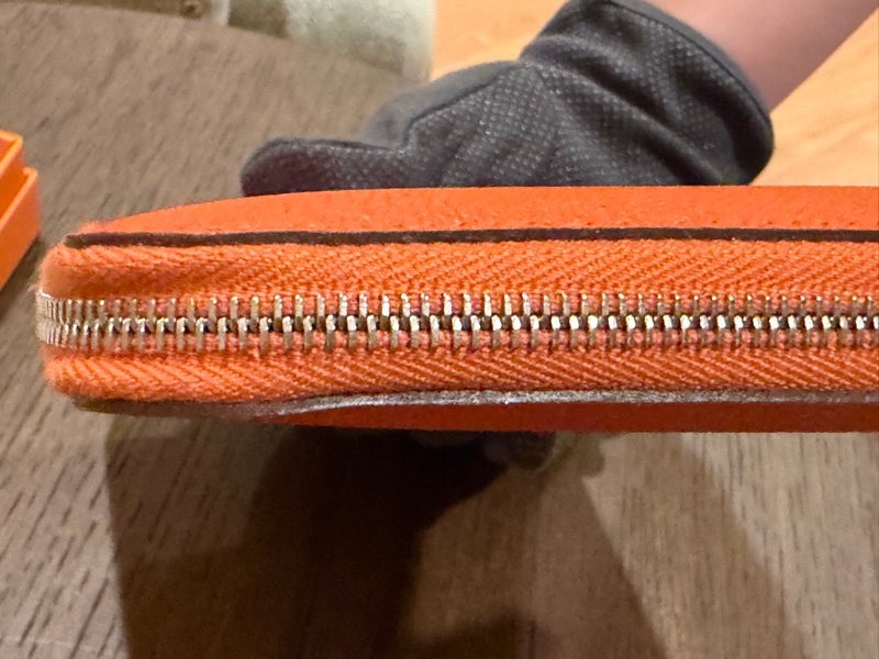 Hermes 絲巾長夾 Epsom Y 刻-6