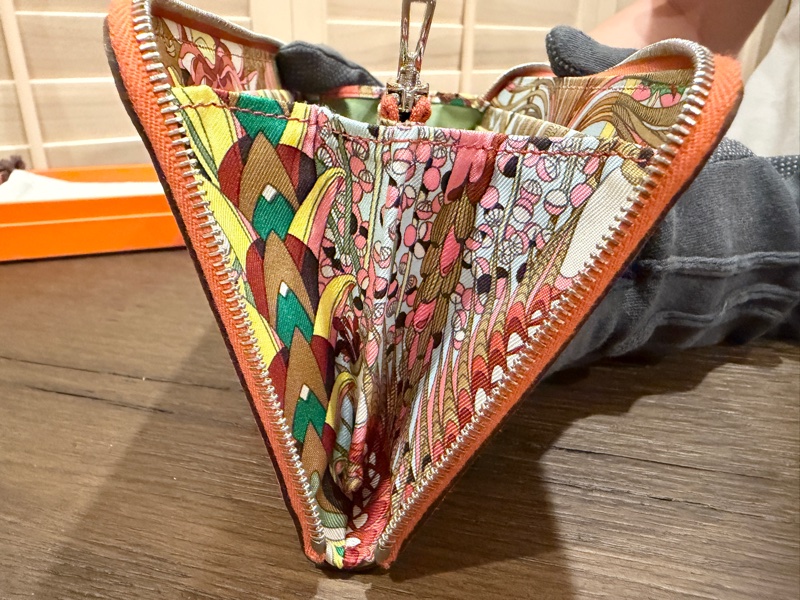 Hermes 絲巾長夾 Epsom Y 刻-12