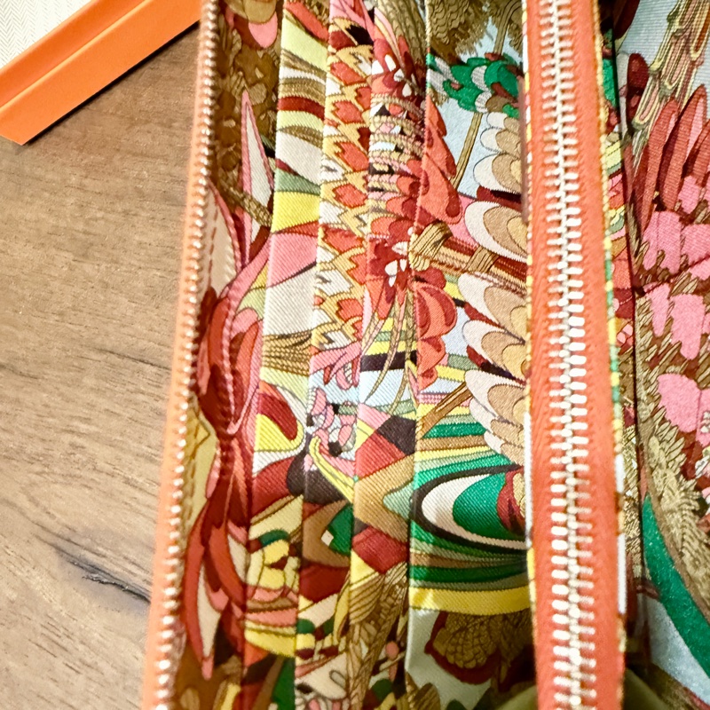 Hermes 絲巾長夾 Epsom Y 刻-15