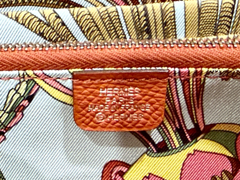 Hermes 絲巾長夾 Epsom Y 刻-18