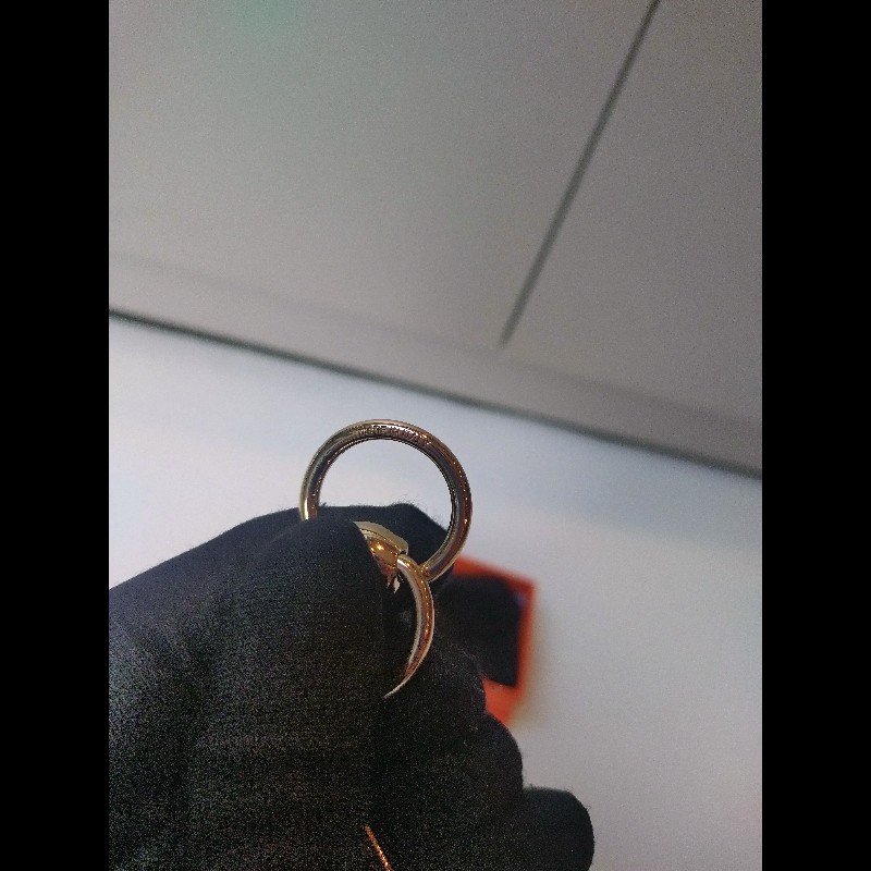 Hermes 淡金三環絲巾釦 Mors 90-8