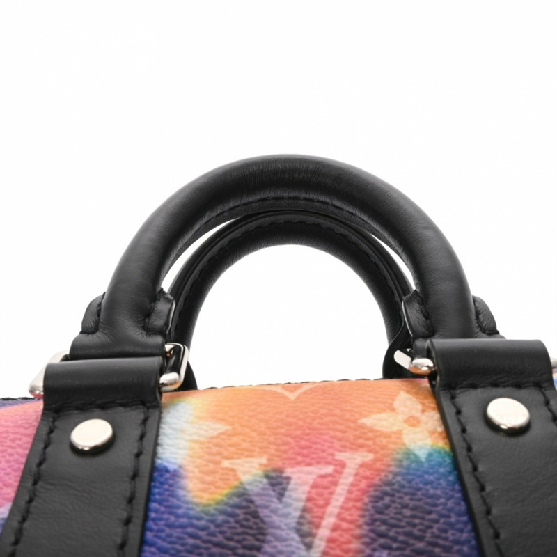 路易威登 Monogram Sunset Keepall XS 多色 M80953 男女通用帆布手提包，A級，二手，Ginzo-4