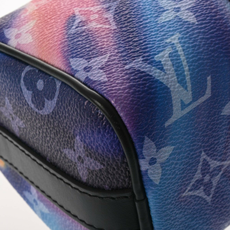 路易威登 Monogram Sunset Keepall XS 多色 M80953 男女通用帆布手提包，A級，二手，Ginzo-7