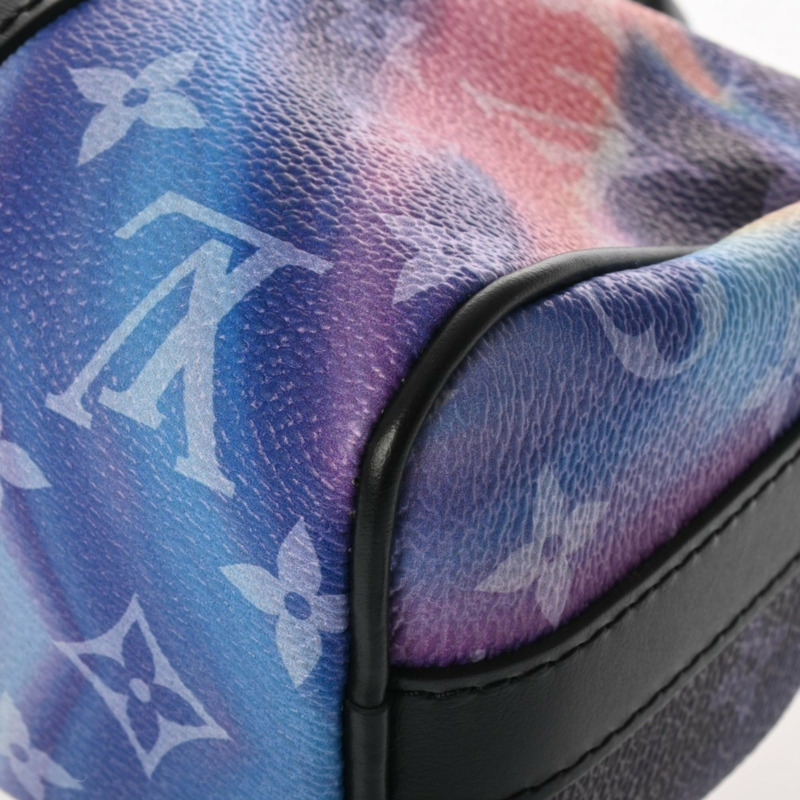 路易威登 Monogram Sunset Keepall XS 多色 M80953 男女通用帆布手提包，A級，二手，Ginzo-8