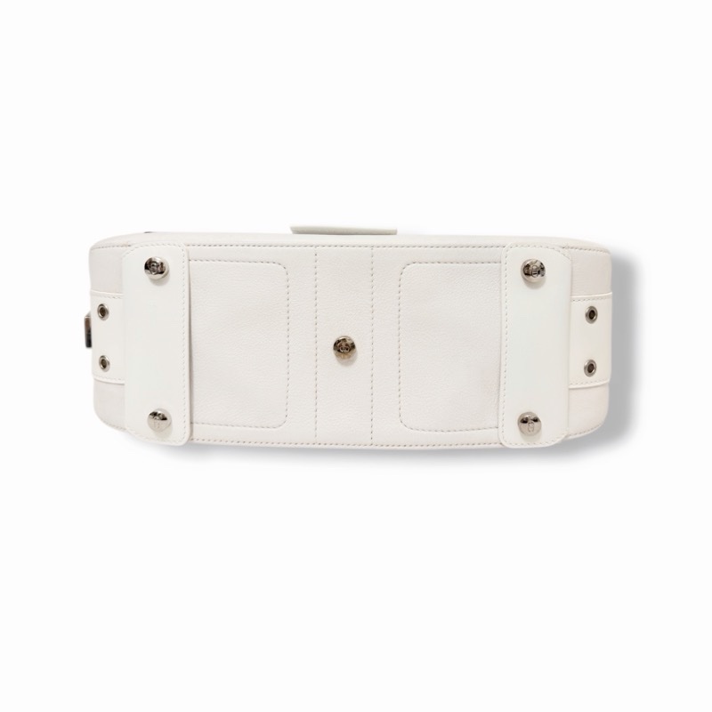 🍒 Dior 白色金屬扣肩背包/Y2K 款 2F251225-2-10