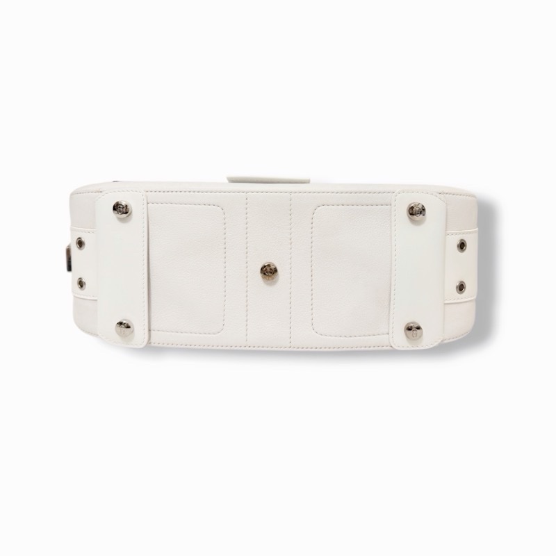 🍒 Dior 白色金屬扣肩背包/Y2K 款 2F251225-2-11