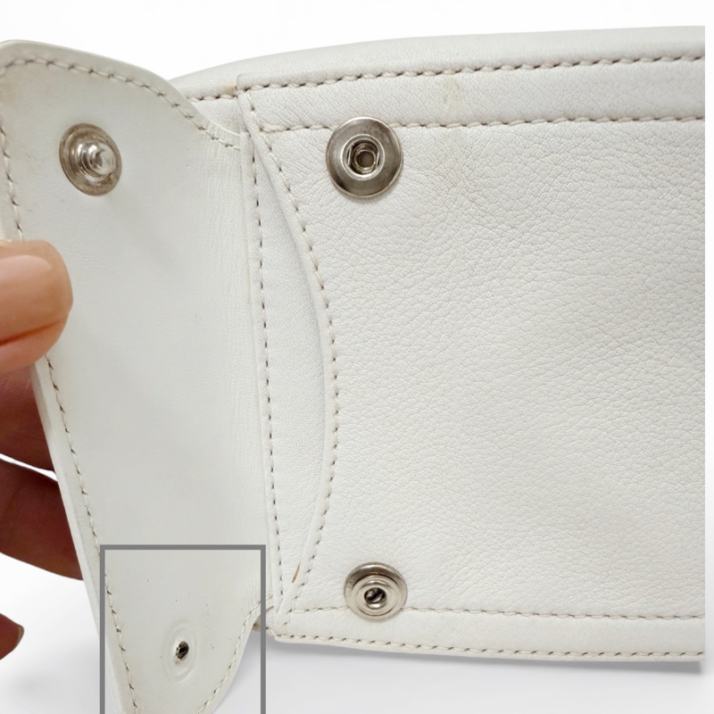 🍒 Dior 白色金屬扣肩背包/Y2K 款 2F251225-2-22