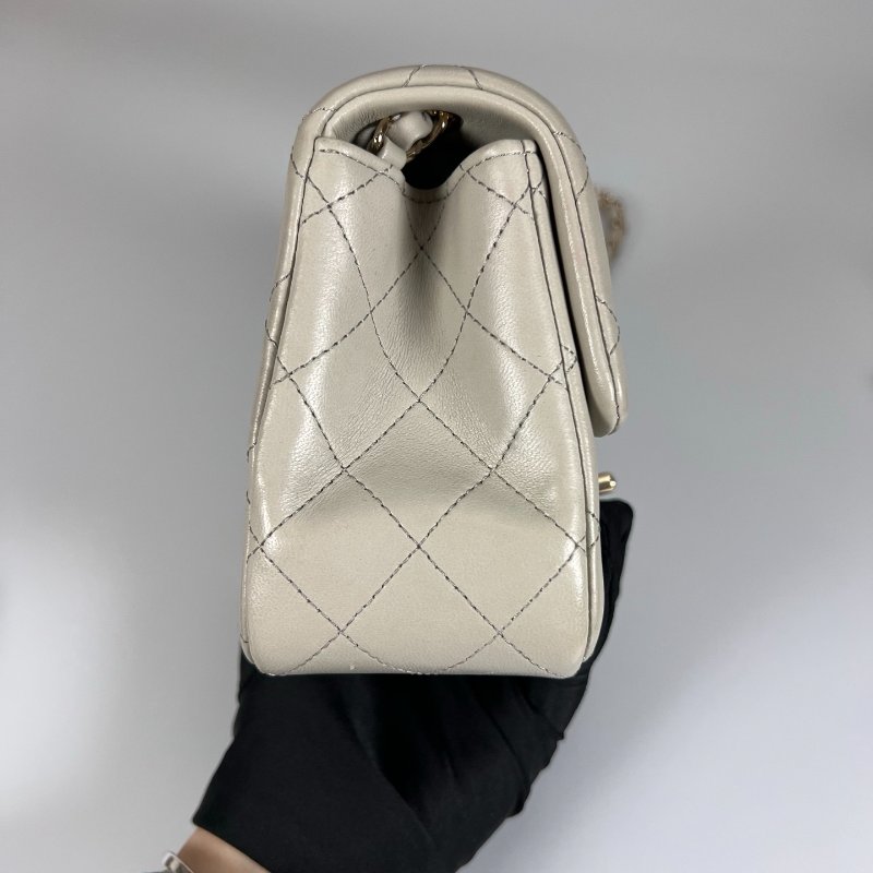 CHANEL CF17 鼠尾草綠方胖 A35200/晶片款-2