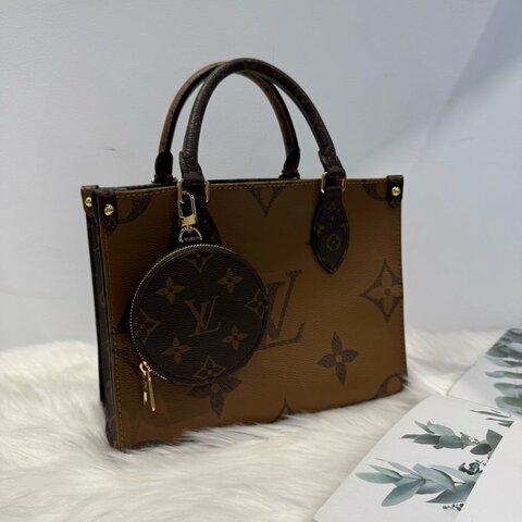 LV OnTheGo PM 手提 肩背包 芯片