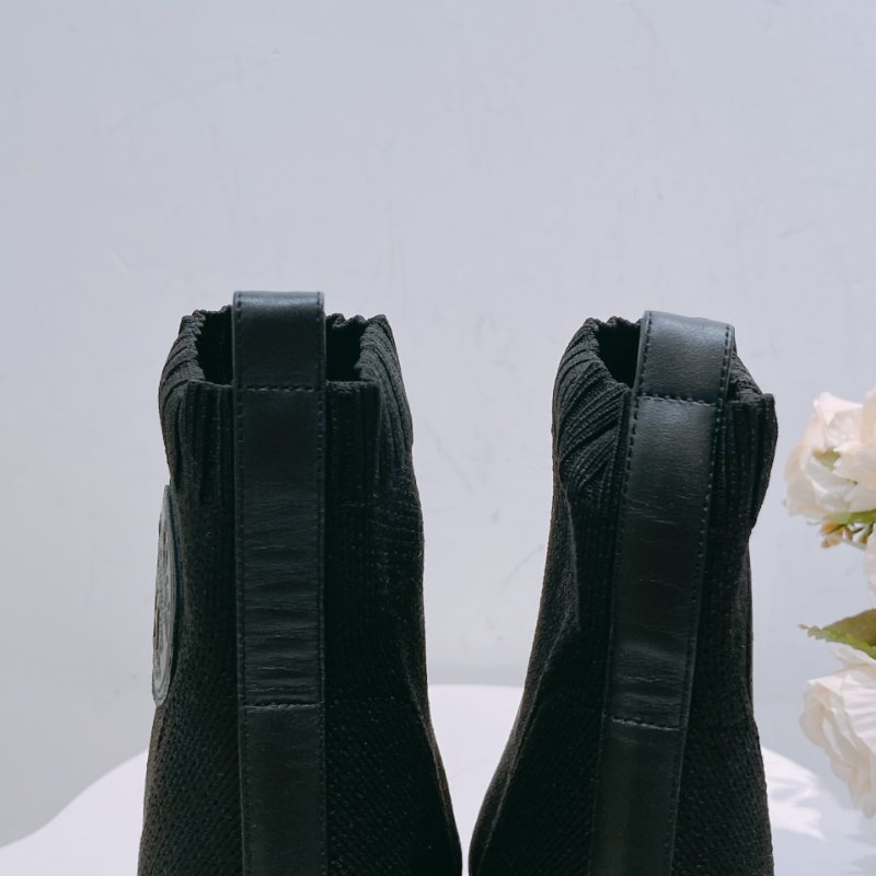 TW4598 Hermes愛馬仕 襪筒靴 黑色 6cm高跟 Volver 60 Ankle Boot Black 37Size-9