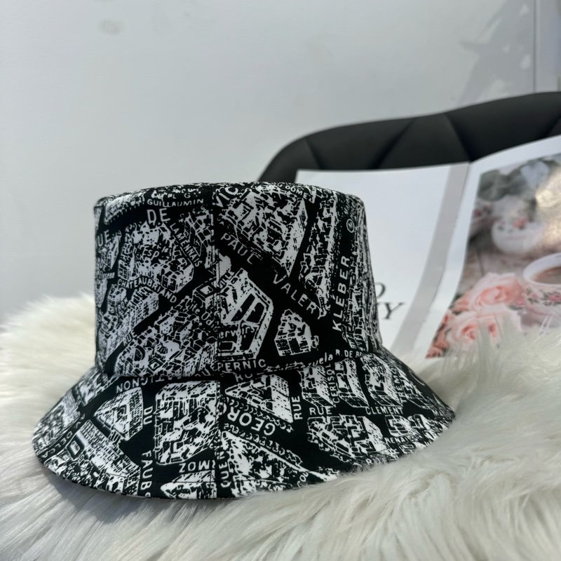 Dior 雙面漁夫帽 巴黎地圖 x 經典老花-1