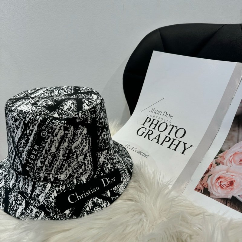 Dior 雙面漁夫帽 巴黎地圖 x 經典老花-2