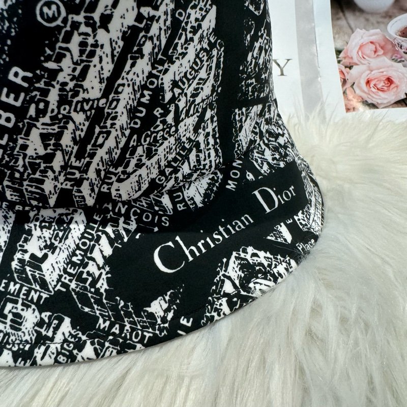 Dior 雙面漁夫帽 巴黎地圖 x 經典老花-3