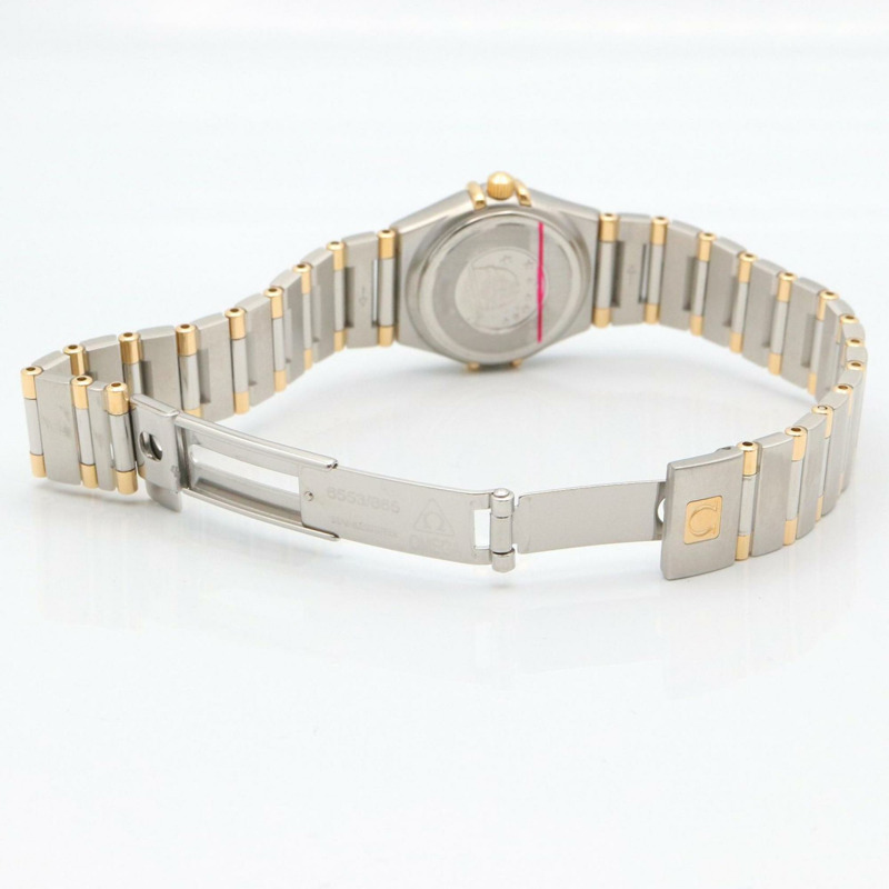 歐米茄星座系列迷你腕錶，18K黃金及不鏽鋼材質，女士款，白金款，1362.70-3