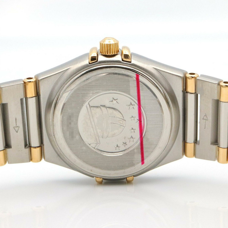 歐米茄星座系列迷你腕錶，18K黃金及不鏽鋼材質，女士款，白金款，1362.70-4