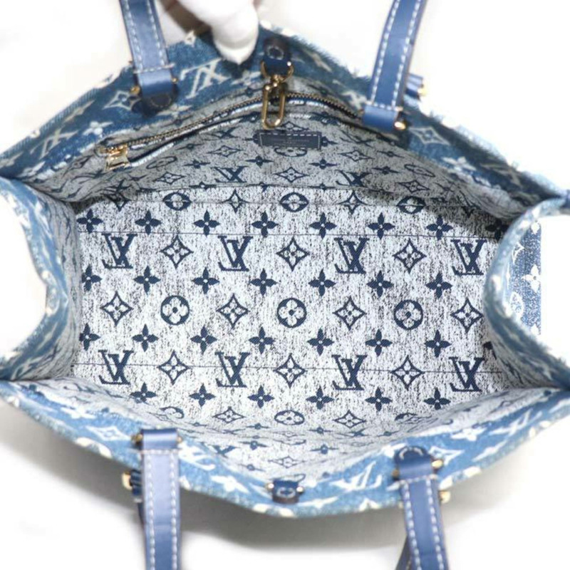 路易威登 On the Go MM 兩用單肩背包，藍色，M59608，女士-3