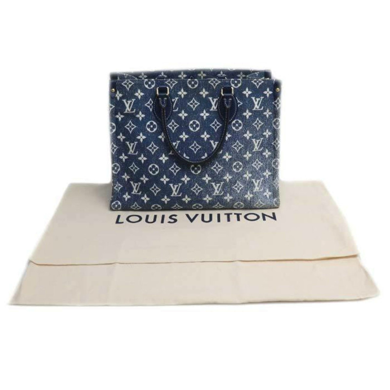 路易威登 On the Go MM 兩用單肩背包，藍色，M59608，女士-8