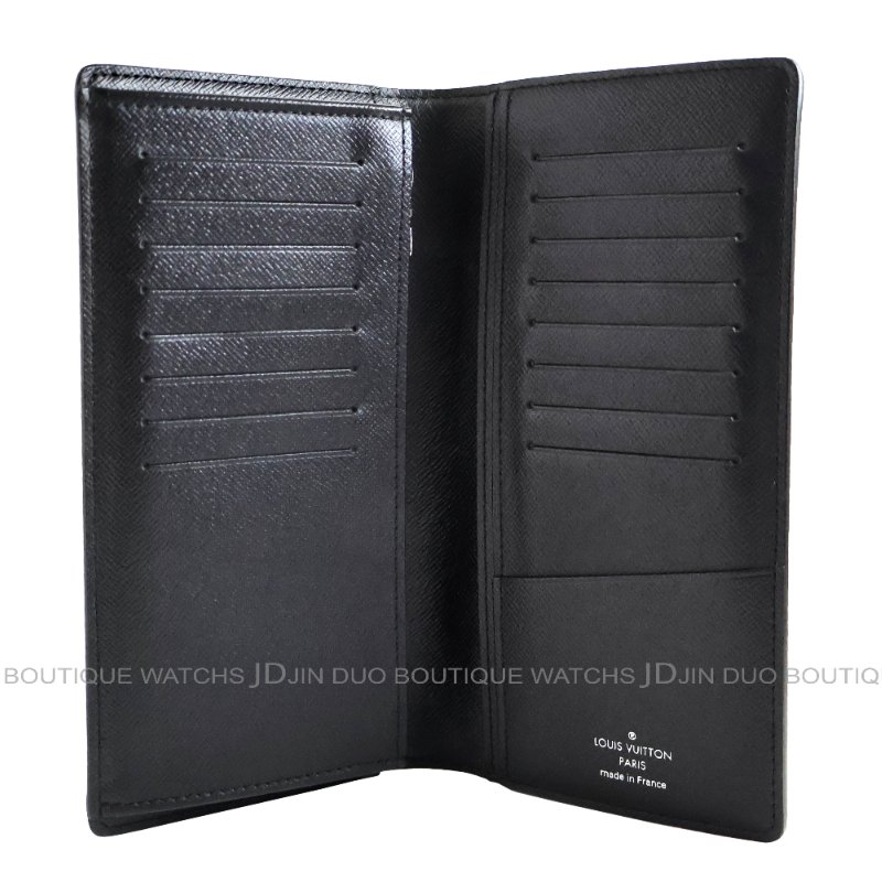 金鐸精品~C775 LOUIS VUUTTON LV 路易威登 M61697 Brazza灰黑色圓花二折16卡男士長夾-2
