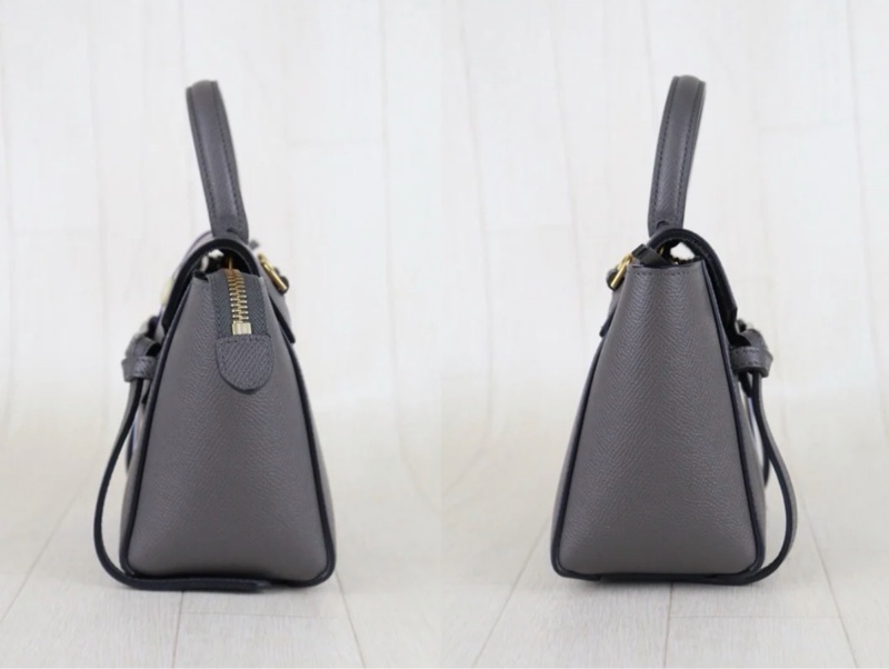 「JL精品代購」98新 Celine Belt Pico 灰鯰魚包-4