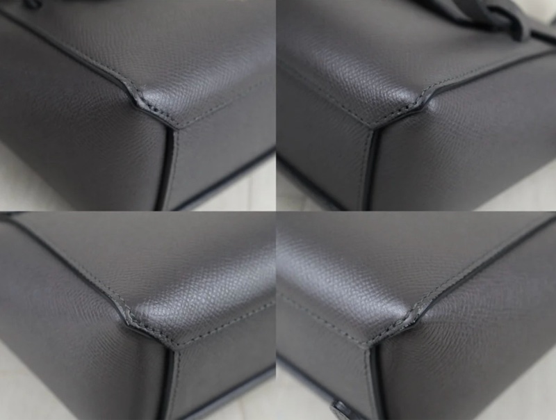 「JL精品代購」98新 Celine Belt Pico 灰鯰魚包-6