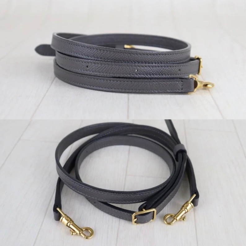 「JL精品代購」98新 Celine Belt Pico 灰鯰魚包-10