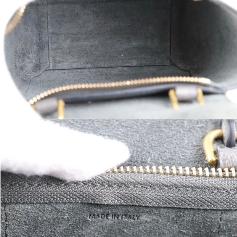 「JL精品代購」98新 Celine Belt Pico 灰鯰魚包-11