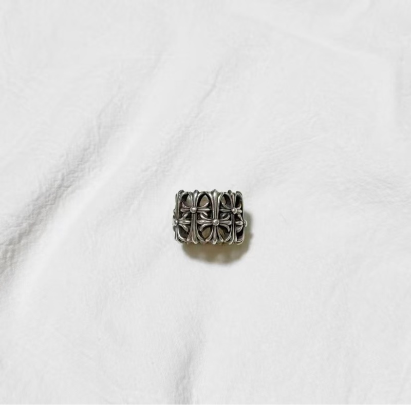 🔥新到：Chrome Hearts / 克羅心 墓葬十字架戒指 經典墓葬十字花設計，尺寸：16碼-3