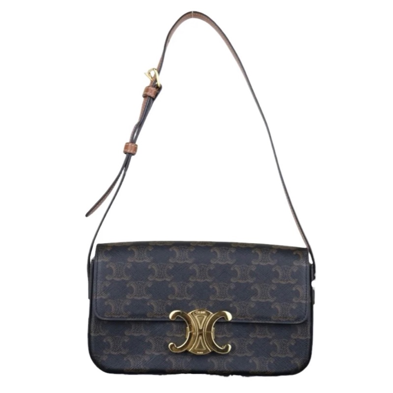 「JL精品代購」98新 CELINE Triomphe凱旋門 肩背包-2