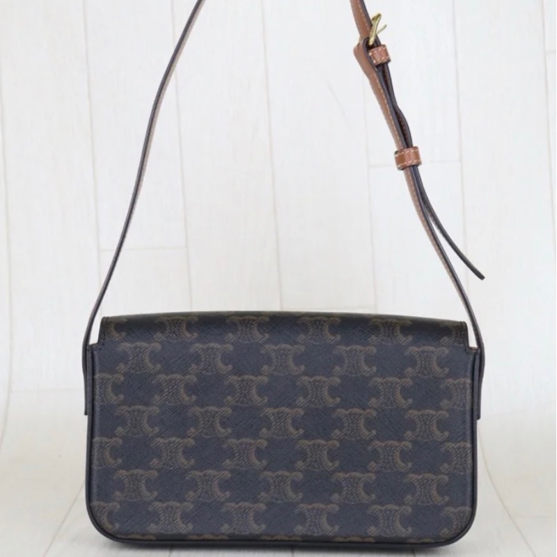 「JL精品代購」98新 CELINE Triomphe凱旋門 肩背包-3