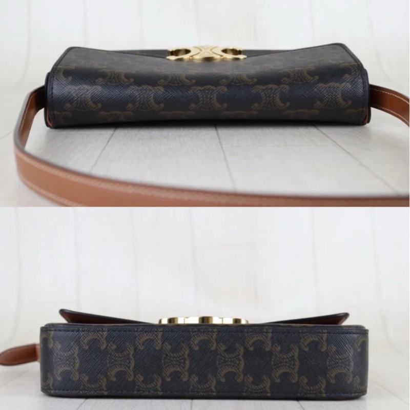 「JL精品代購」98新 CELINE Triomphe凱旋門 肩背包-5