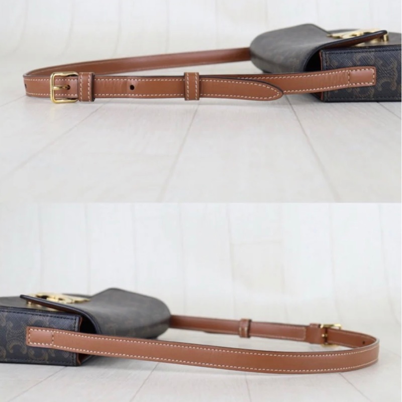 「JL精品代購」98新 CELINE Triomphe凱旋門 肩背包-7