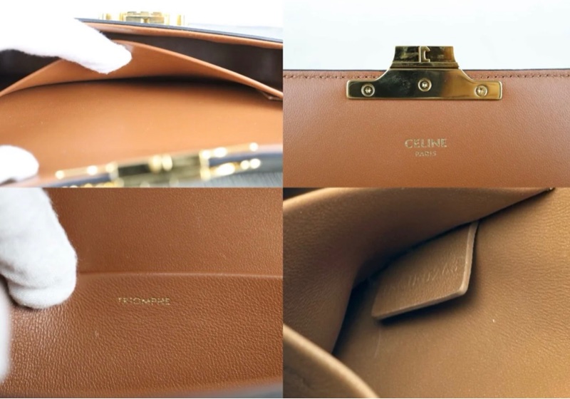 「JL精品代購」98新 CELINE Triomphe凱旋門 肩背包-9