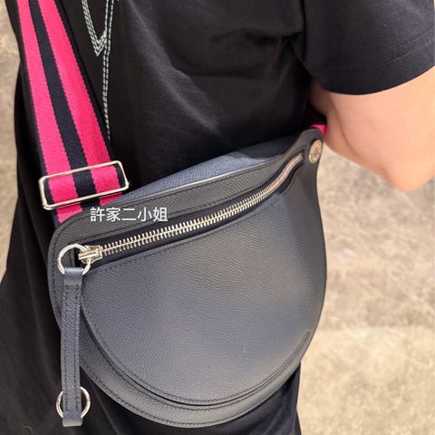 Hermes (2023年購入B刻）Petite Course月亮馬鞍包