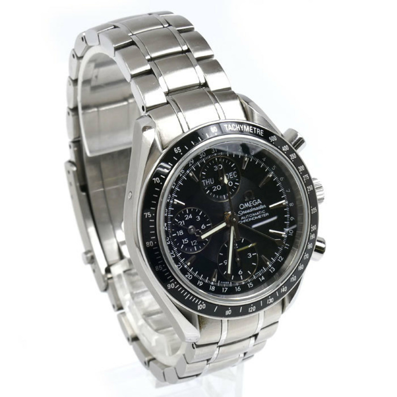 歐米茄超霸系列三曆自動腕錶 3220.50 星期/日期顯示 男士腕錶-2