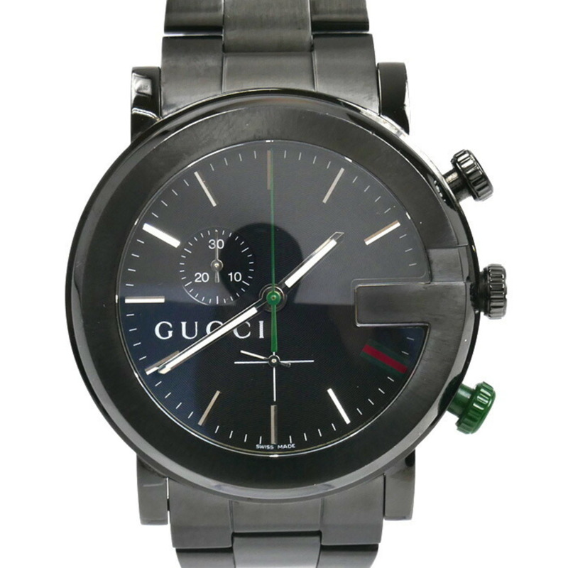 GUCCI Gucci 計時腕錶，電池驅動，YA101331/101M，男士-0