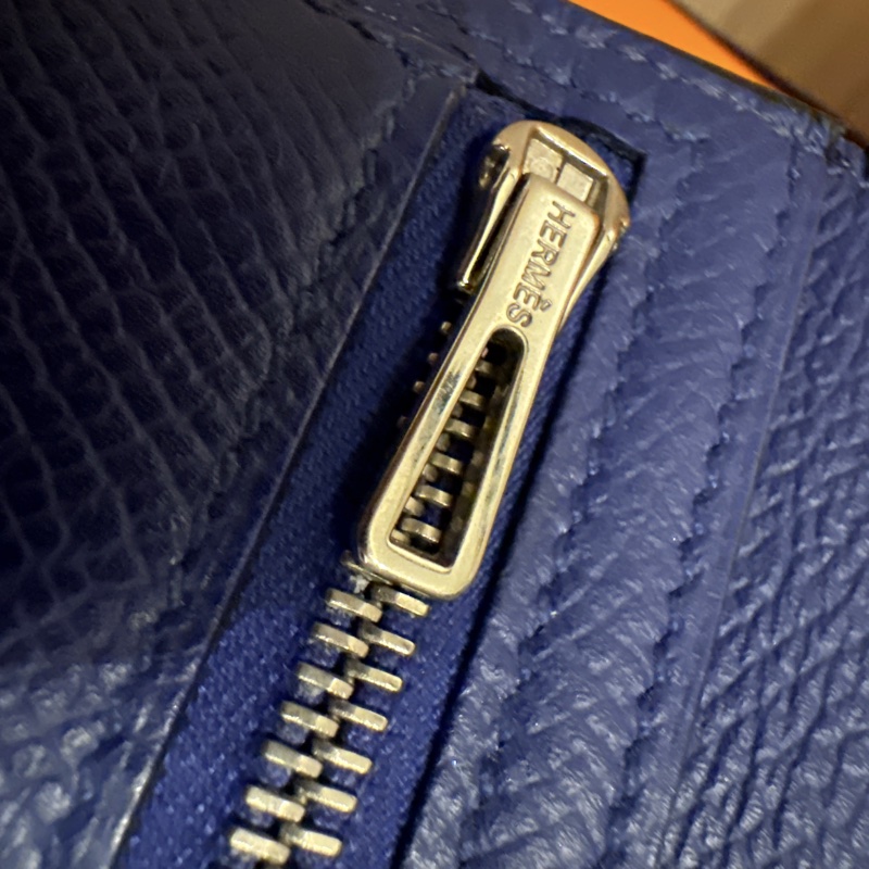 Hermes Bearn wallet 731236 電光藍長夾-8
