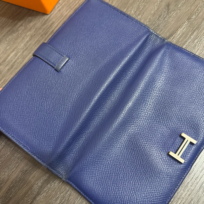 Hermes Bearn wallet 731236 電光藍長夾-23