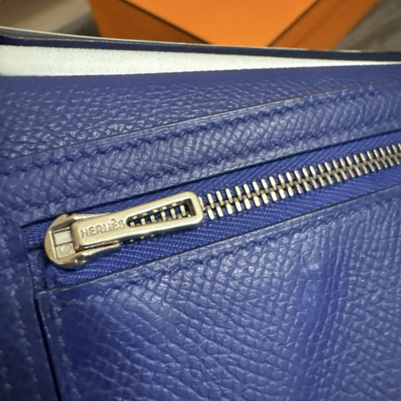 Hermes Bearn wallet 731236 電光藍長夾-28