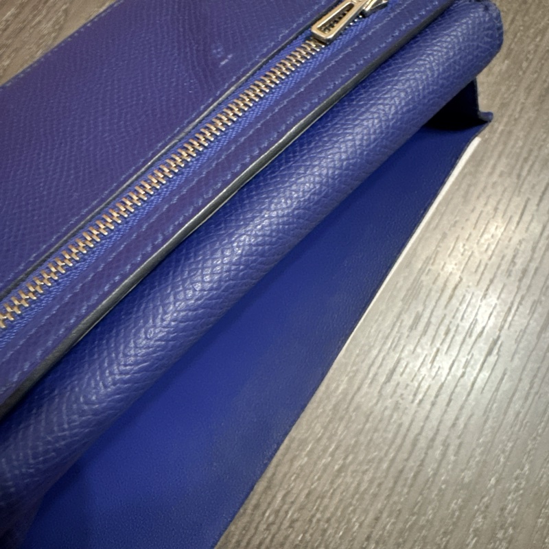 Hermes Bearn wallet 731236 電光藍長夾-30