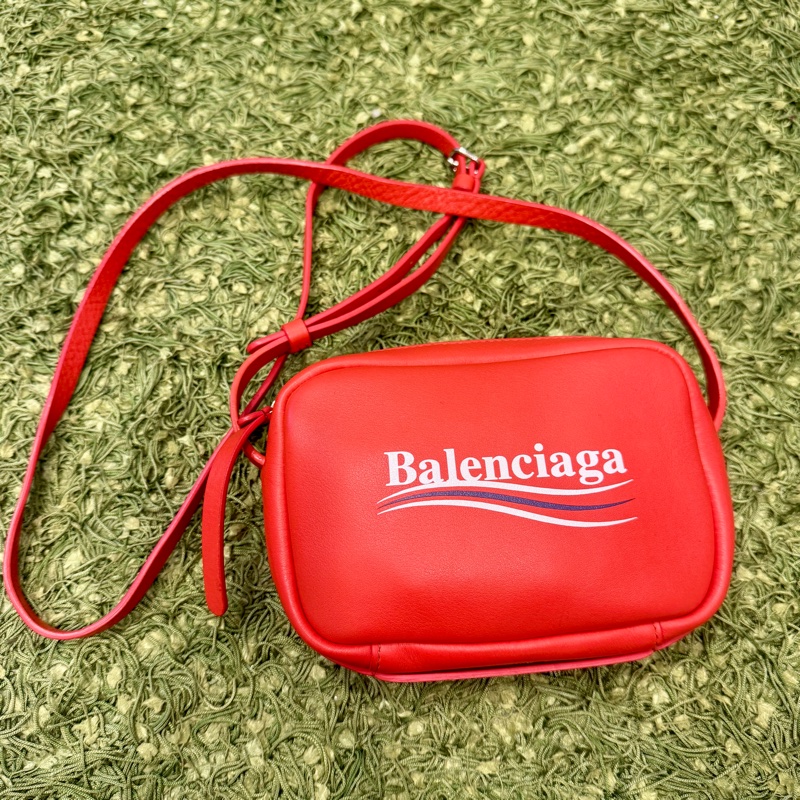 二手正品BALENCIAGA 巴黎世家 489809 EVERYDAY 小牛皮斜背MINI相機包-6