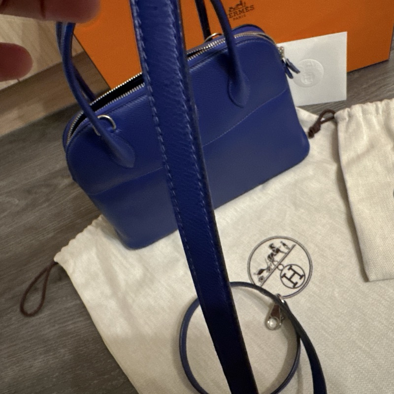 Hermes 絕版 bolide27 電光藍-25