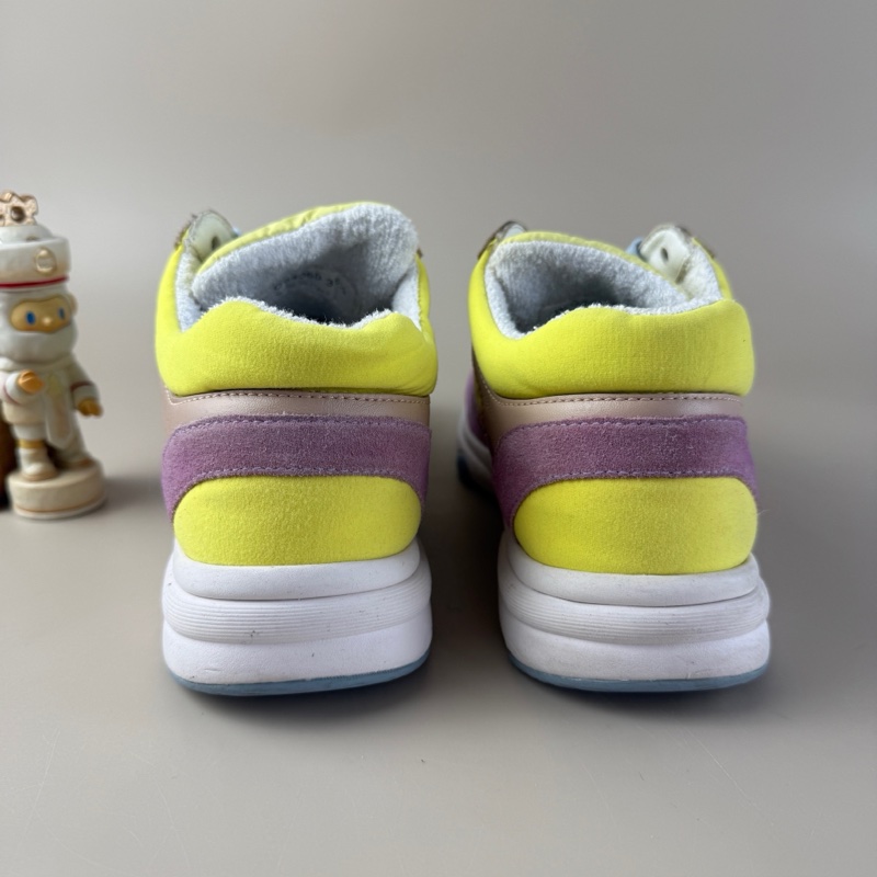 CHANEL/香奈兒 馬卡龍雙C系帶休閒鞋 35.5碼 99新 品相不錯 YLP425-2