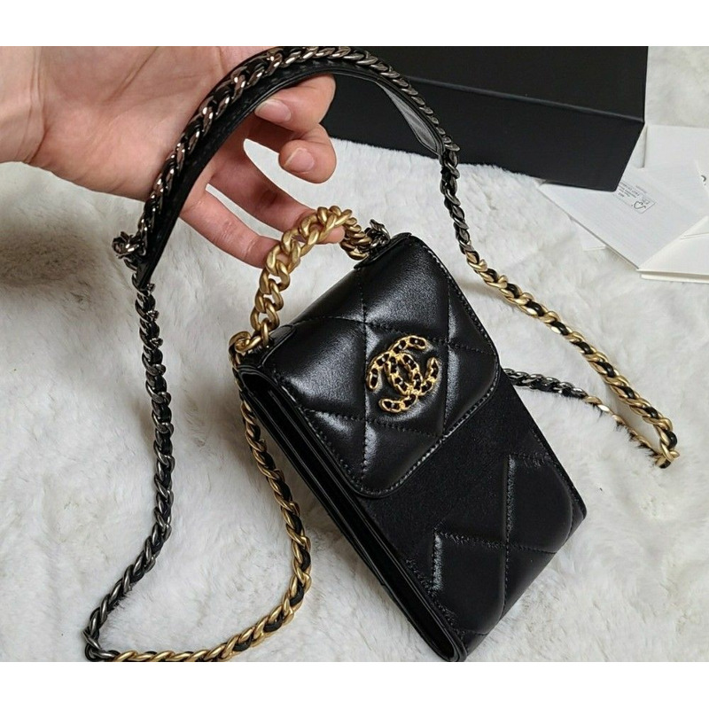 CHANEL 19吋手機包手提斜挎迷你包手機殼-4