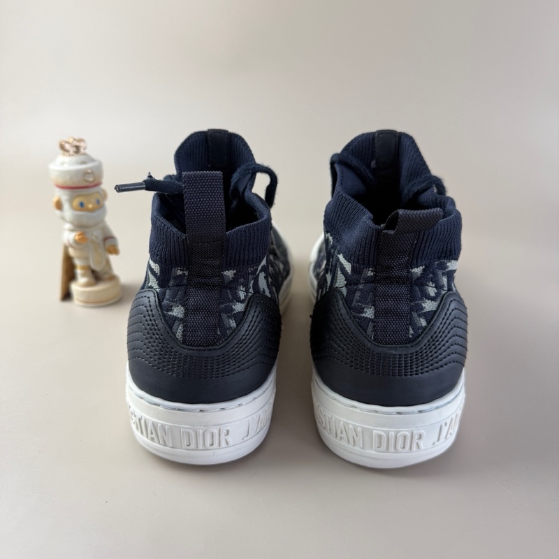 DIOR/迪奧 白藍滿印DR刺繡休閒鞋 39碼 90新 正常使用痕跡 YLP4243。-2