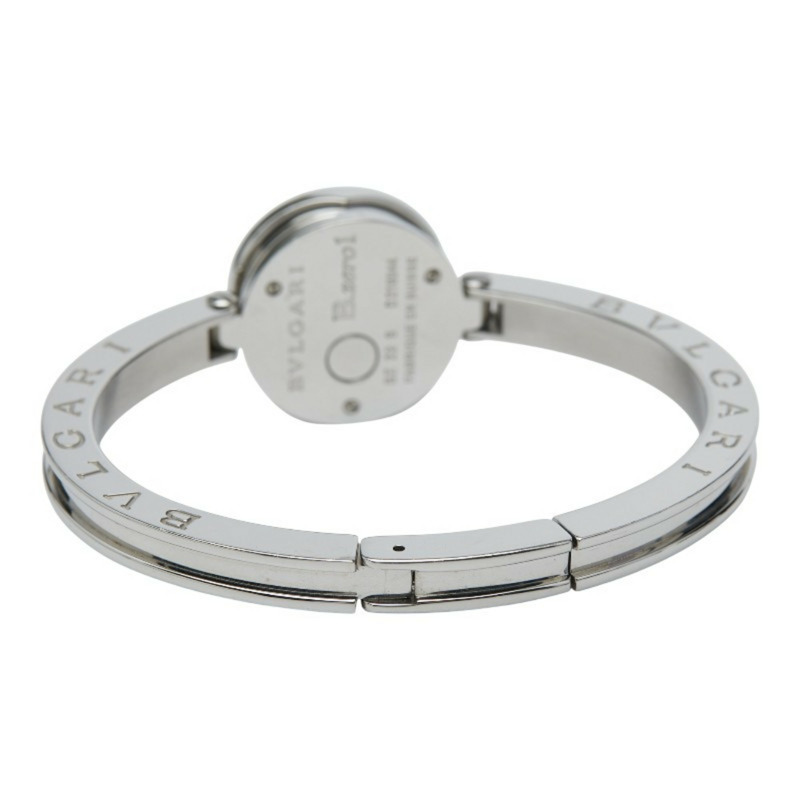 寶格麗 B-ZERO1 12P 鑲鑽藍色錶盤腕錶 BZ22S 石英不鏽鋼女錶-2