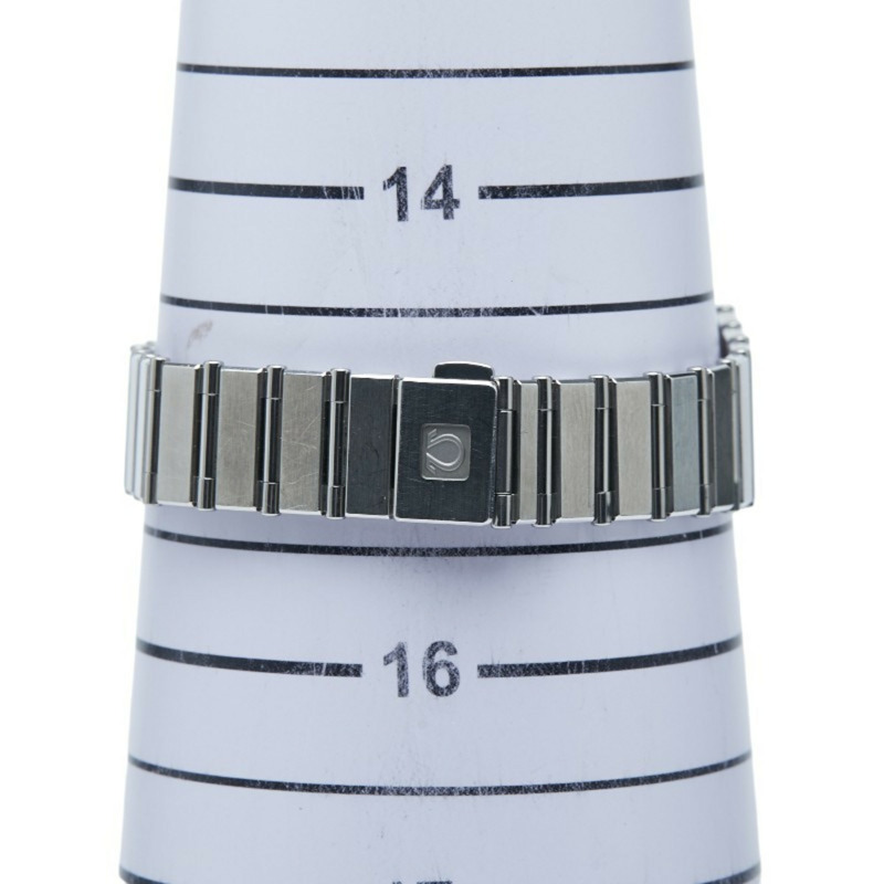 歐米茄星座系列石英腕錶，金色錶盤，不鏽鋼錶殼，黃金材質，女士款，OMEGA-7