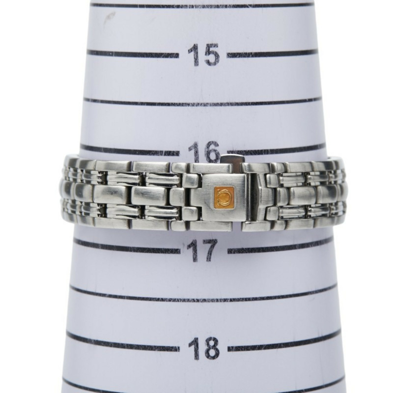 歐米茄海馬系列腕錶 6501 827 石英藍盤不鏽鋼女錶-6