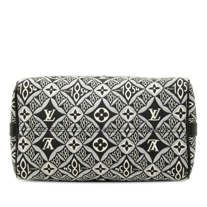 路易威登 Monogram Jacquard Speedy Bandouliere 25 Since 1854 手提包/肩背包 2WAY M45769 黑色帆布皮革 女士 LOUIS VUITTON-2